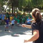 Hundreds of kids from
San Jose participated in the 2013 Junior Games, the annual fun and exercise day presented by San Jose's department of Parks, Recreation and Neighborhood Services. (Photo by Kathy Sutherland)