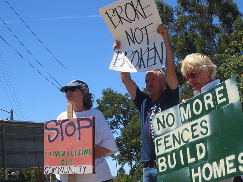 Protesters