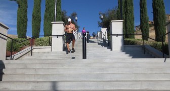 Communications Hill has become a popular destination for fitness enthusiasts and parties, to the chagrin of the people who live there. (Photo by Jennifer Wadsworth)