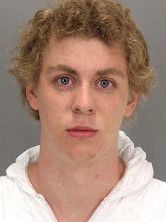 Brock Turner's mug shot from the night of the assault.