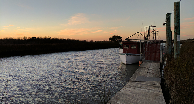 Alviso lies 15 feet below sea level.  (Photo by Jennifer Wadsworth)