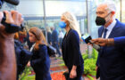 Elizabeth Holmes arrives at United States Federal Courthouse.