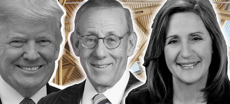 Donald Trump, Stephen Ross, Lisa Gillmor