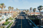 A coastal California boulevard