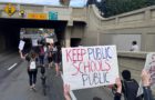 Protests against school closures in San Jose